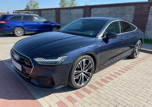 Audi A7 cena 209000 przebieg: 31000, rok produkcji 2019 z Wrocław małe 742